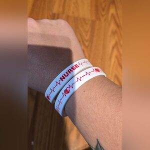 NURSE Silicone Bracelets 102ct